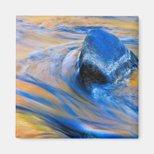 Abstrakte der Herbstfarben Magnet (Vorne)