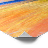 Abstrakte der Herbstfarben Poster (Ecke)