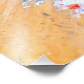 Abstrakte der Künstlerpalette Fotodruck (Ecke)