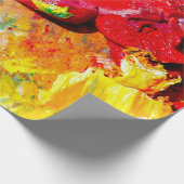 Abstrakte der Künstlerpalette Geschenkpapier (Ecke)