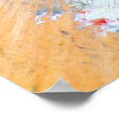 Abstrakte der Künstlerpalette Poster (Ecke)