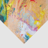 Abstrakte der Künstlerpalette Seidenpapier (Detail)