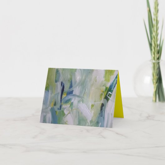 Abstrakte Design-Grußkarte Dankeskarte (Vorderseite)