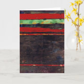 Abstrakte Design-Grußkarte "Zap" Karte (Gelbe Blume)