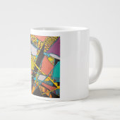 Abstrakte Design-III-Tasse Jumbo-Tasse (Vorderseite Rechts)