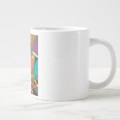 Abstrakte Design-III-Tasse Jumbo-Tasse (Rechts)