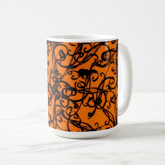 Abstrakte Design-Kaffee-Tasse Kaffeetasse (VorderseiteRechts)