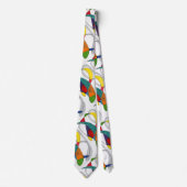 Abstrakte Design-Krawatte "Boomerangs" Krawatte (Vorderseite)
