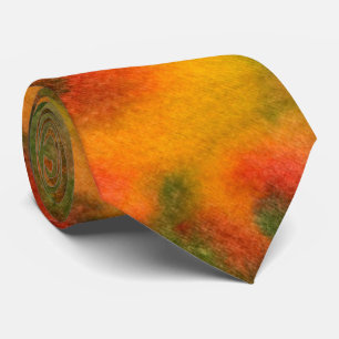 Abstrakte Design-Krawatte "Cosmos Yellow" Krawatte