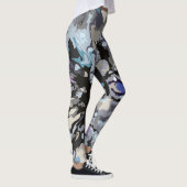 Abstrakte Design-Marmor-Muster Leggings (Rechts)