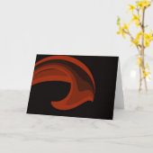 Abstrakte Design-Mitteilungskarten Karte (Gelbe Blume)