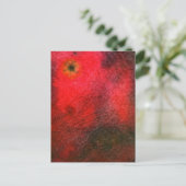 Abstrakte Design-Postkarte "Black Star" Postkarte (Stehend Vorderseite)