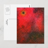 Abstrakte Design-Postkarte "Black Star" Postkarte (Vorne/Hinten)