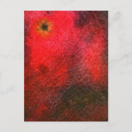 Abstrakte Design-Postkarte "Black Star" Postkarte (Vorderseite)