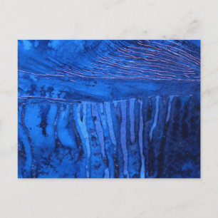 Abstrakte Design-Postkarte "Deep Waters #2" Postkarte