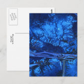 Abstrakte Design-Postkarte "Deep Waters #3" Postkarte (Vorne/Hinten)