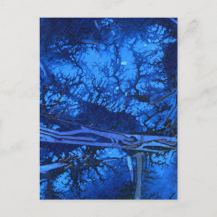 Abstrakte Design-Postkarte "Deep Waters #3" Postkarte