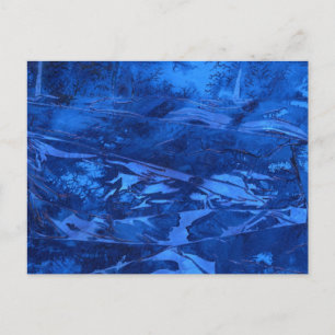 Abstrakte Design-Postkarte "Deep Waters #5" Postkarte