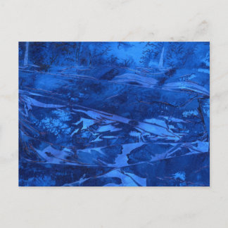 Abstrakte Design-Postkarte "Deep Waters #5" Postkarte