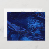 Abstrakte Design-Postkarte "Deep Waters" Postkarte (Vorne/Hinten)