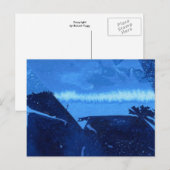 Abstrakte Design-Postkarte "Frozen Ridge #2" Postkarte (Vorne/Hinten)