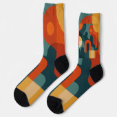 Abstrakte Design Socken (Linkes Detail)