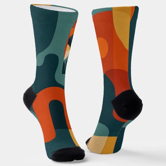 Abstrakte Design Socken (Gewinkelt)