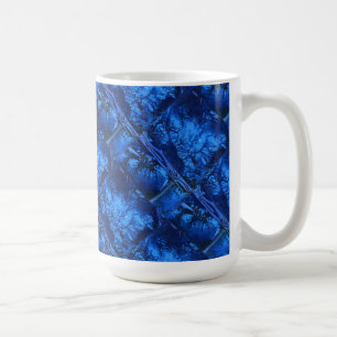 Abstrakte Design-Tasse "Deep Waters #2 Tiled" Kaffeetasse