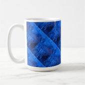 Abstrakte Design-Tasse "Deep Waters #4 Tiled" Kaffeetasse (Links)