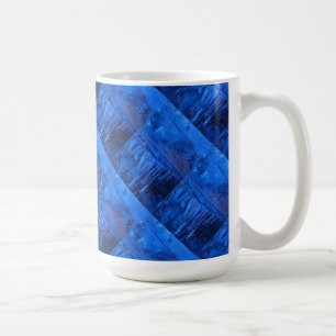 Abstrakte Design-Tasse "Deep Waters #4 Tiled" Kaffeetasse