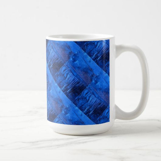 Abstrakte Design-Tasse "Deep Waters #4 Tiled" Kaffeetasse (Rechts)