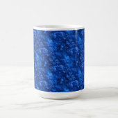 Abstrakte Design-Tasse "Deep Waters #5 Tiled" Kaffeetasse (Mittel)