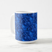 Abstrakte Design-Tasse "Deep Waters #5 Tiled" Kaffeetasse (Vorderseite Links)