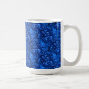 Abstrakte Design-Tasse "Deep Waters #5 Tiled" Kaffeetasse