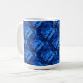 Abstrakte Design-Tasse "Deep Waters #6 Tiled" Kaffeetasse (Vorderseite Links)