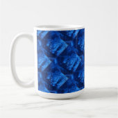 Abstrakte Design-Tasse "Deep Waters #6 Tiled" Kaffeetasse (Links)
