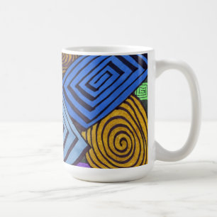 Abstrakte Design-Tasse "Egyptian Coils" Kaffeetasse