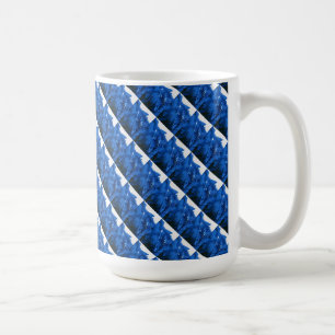 Abstrakte Design-Tasse "Frozen Ridge #4 Tiled" Kaffeetasse