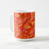 Abstrakte Design-Tasse "Hot Spot Tiled" Kaffeetasse (Vorderseite Links)