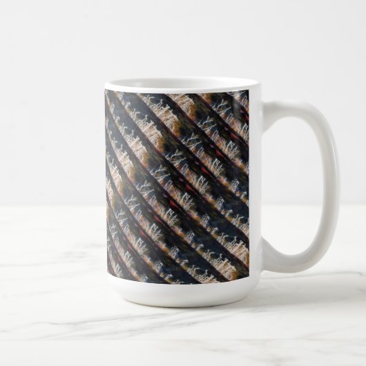 Abstrakte Design-Tasse "Silent Thunder 2 Tiled" Kaffeetasse (Rechts)