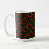 Abstrakte Design-Tasse "Sumpffeuergeflecht" Kaffeetasse (Links)