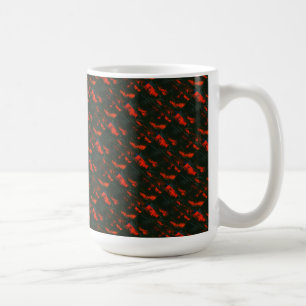 Abstrakte Design-Tasse "Sumpffeuergeflecht" Kaffeetasse