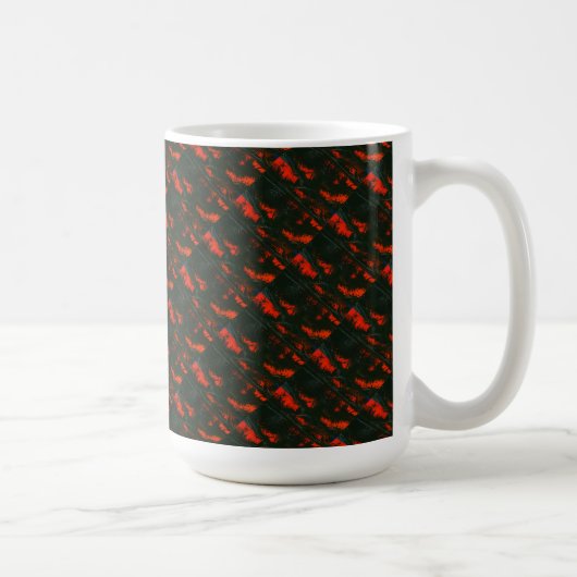 Abstrakte Design-Tasse "Sumpffeuergeflecht" Kaffeetasse (Rechts)
