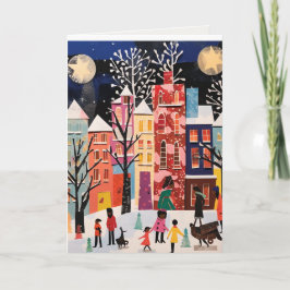 Abstrakte Design-Urlaubskarte Feiertagskarte