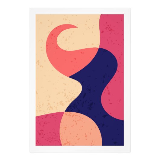 Abstrakte Designformen Fotodruck (Vorne)