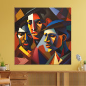 Abstrakte Designkunst Leinwanddruck (Insitu (Wohnzimmer))
