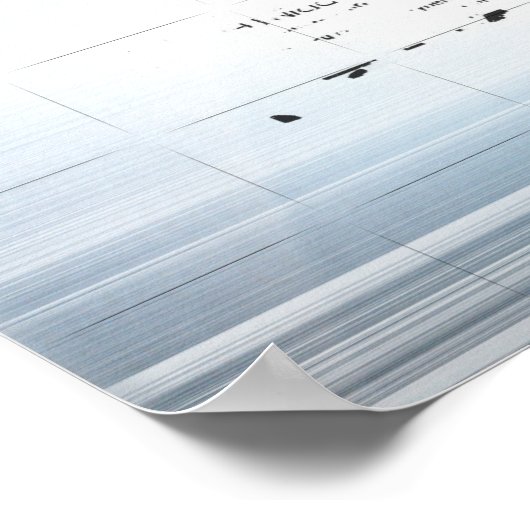 Abstrakte Designs im Gitter Poster (Ecke)