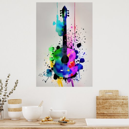 Abstrakte Designs Poster (Küche)