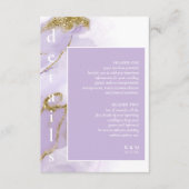 Abstrakte Details-ID990 für Lux Ink Lavender Begleitkarte (Vorderseite)