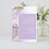 Abstrakte Details-ID990 für Lux Ink Lavender Begleitkarte (Stehend Vorderseite)